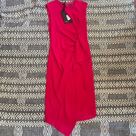 NWT PINKO Red Cocktail Dress – Size EU 38 / 6 - Picture 6 of 9
